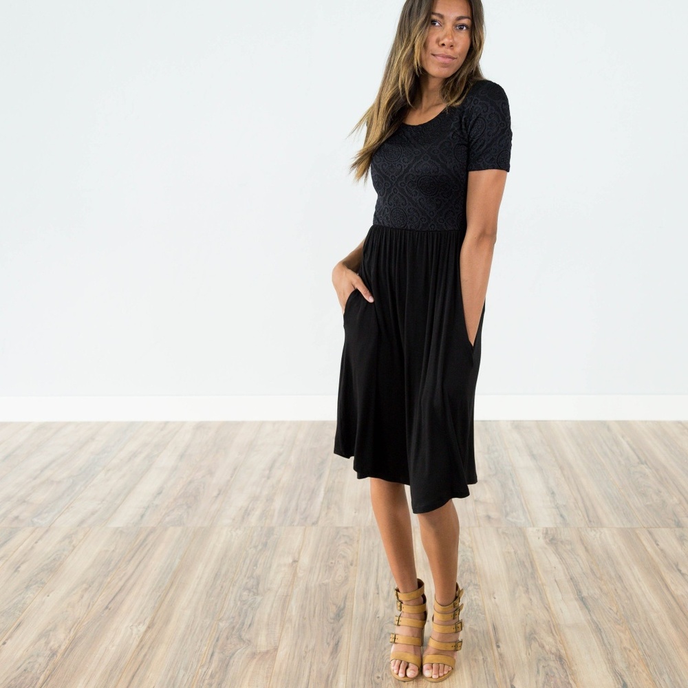 Vivian Black Dress - Stevie Hender